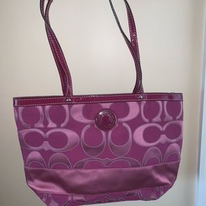 Coach purse and wristlet
